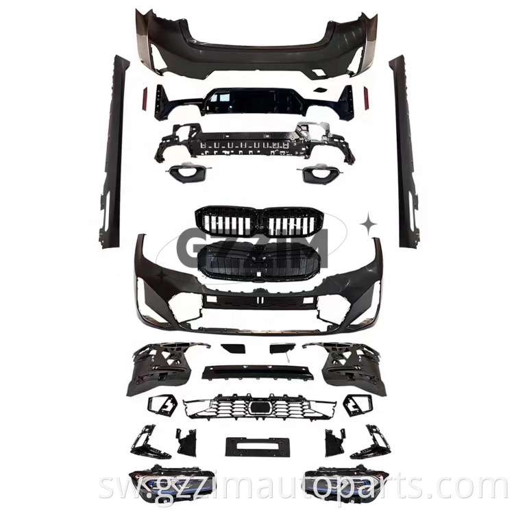 ABS Plastic Body kit & Head Lamp & Grille Used For 8MW 3 G20/28 2019-2021 upgrade to 2023 3 body bumper assy